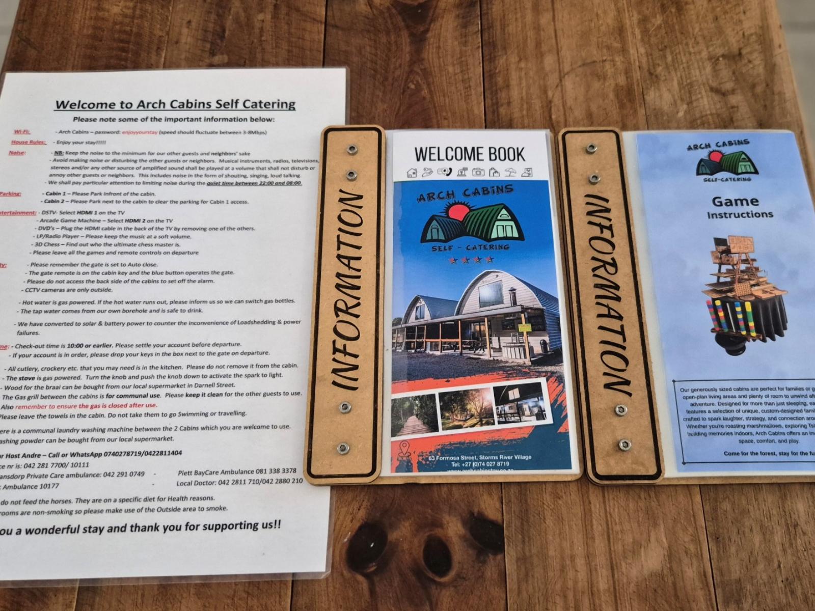 Arch Cabins Self Catering