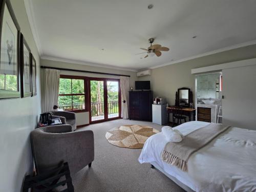 Double room upstairs with balcony -1